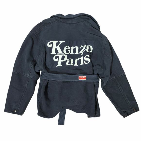 Kenzo x Verdy Paris Runway Judo Jacket Kimono Noragi Size Large Navy Blue Nigo - Picture 2 of 8